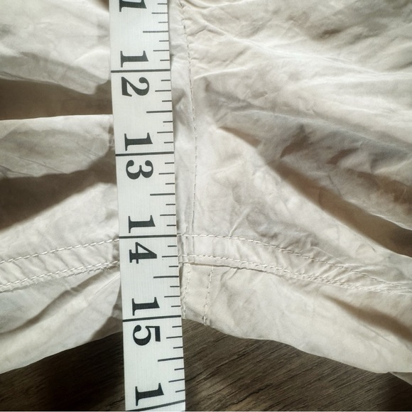 PERFECT NUMBER PRFCT NMBR Pants Womens Small White & Gray Belted Parachute Pants - Picture 13 of 13